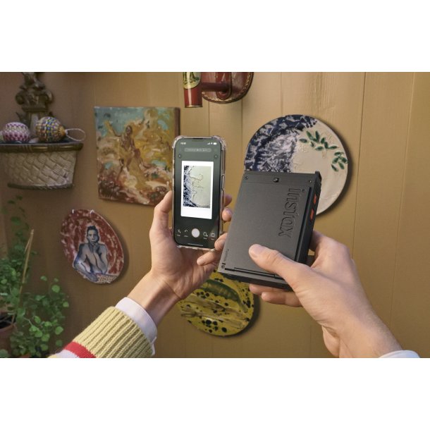 Instax Mini Link+ (sort/orange)