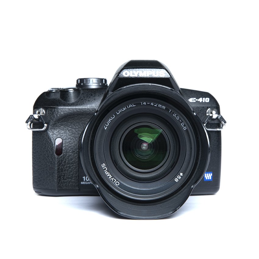 Appareil photo numérique Olympus E-410 avec objectifs 14-42 mm et 40-150 mm - France
