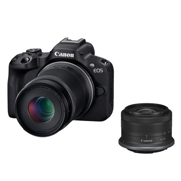 Canon EOS R50 + RF-S 18-45 mm &amp; RF-S 18-150