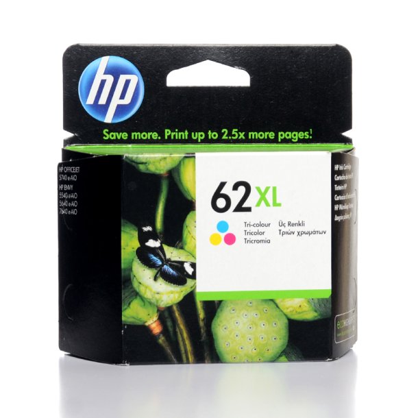 HP 62 XL Farve